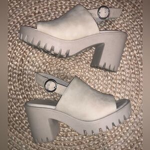Madden Girl | beige (tan) | platform/heels| women's 7.5
